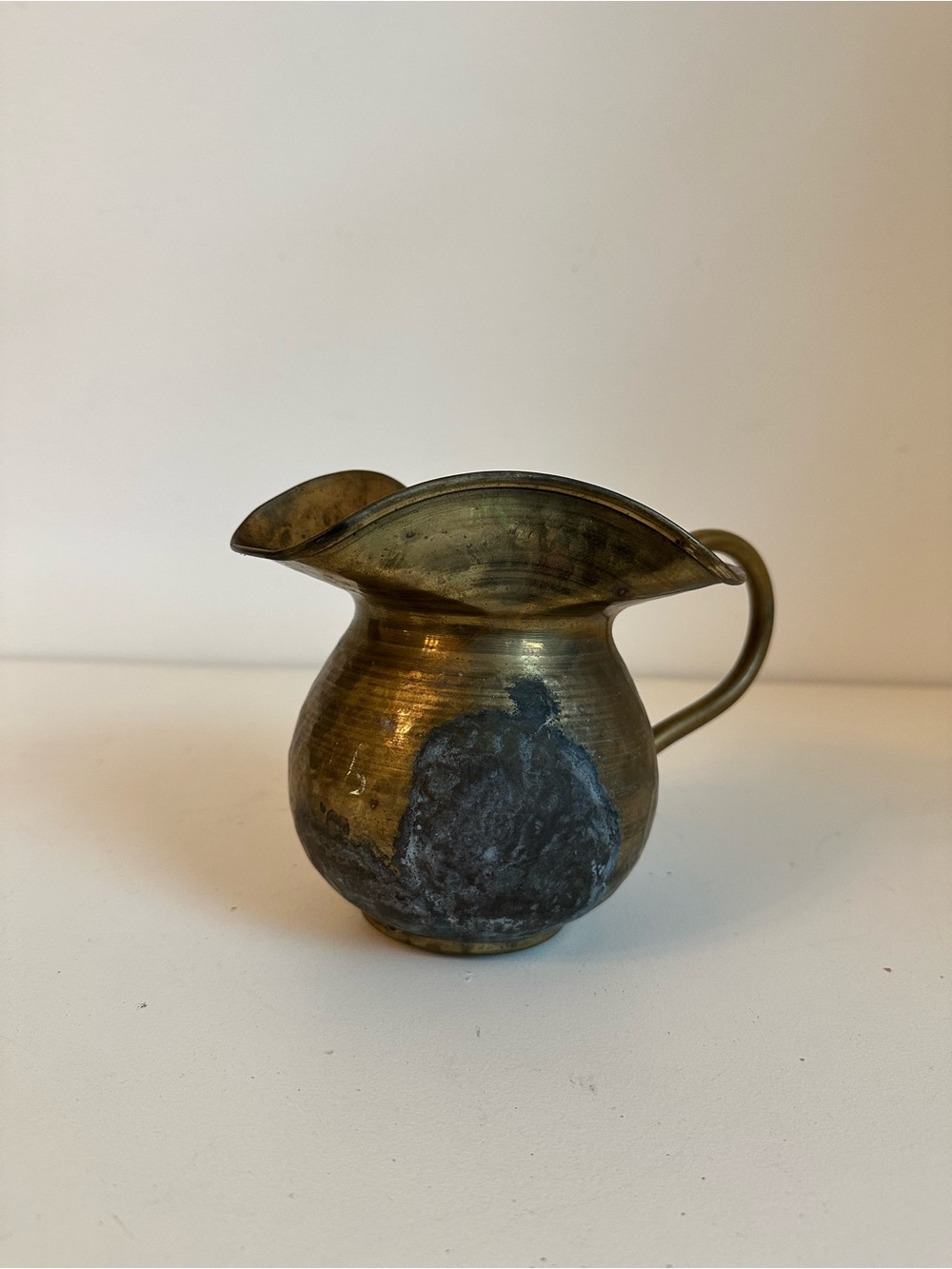 Antique Brass Pitcher